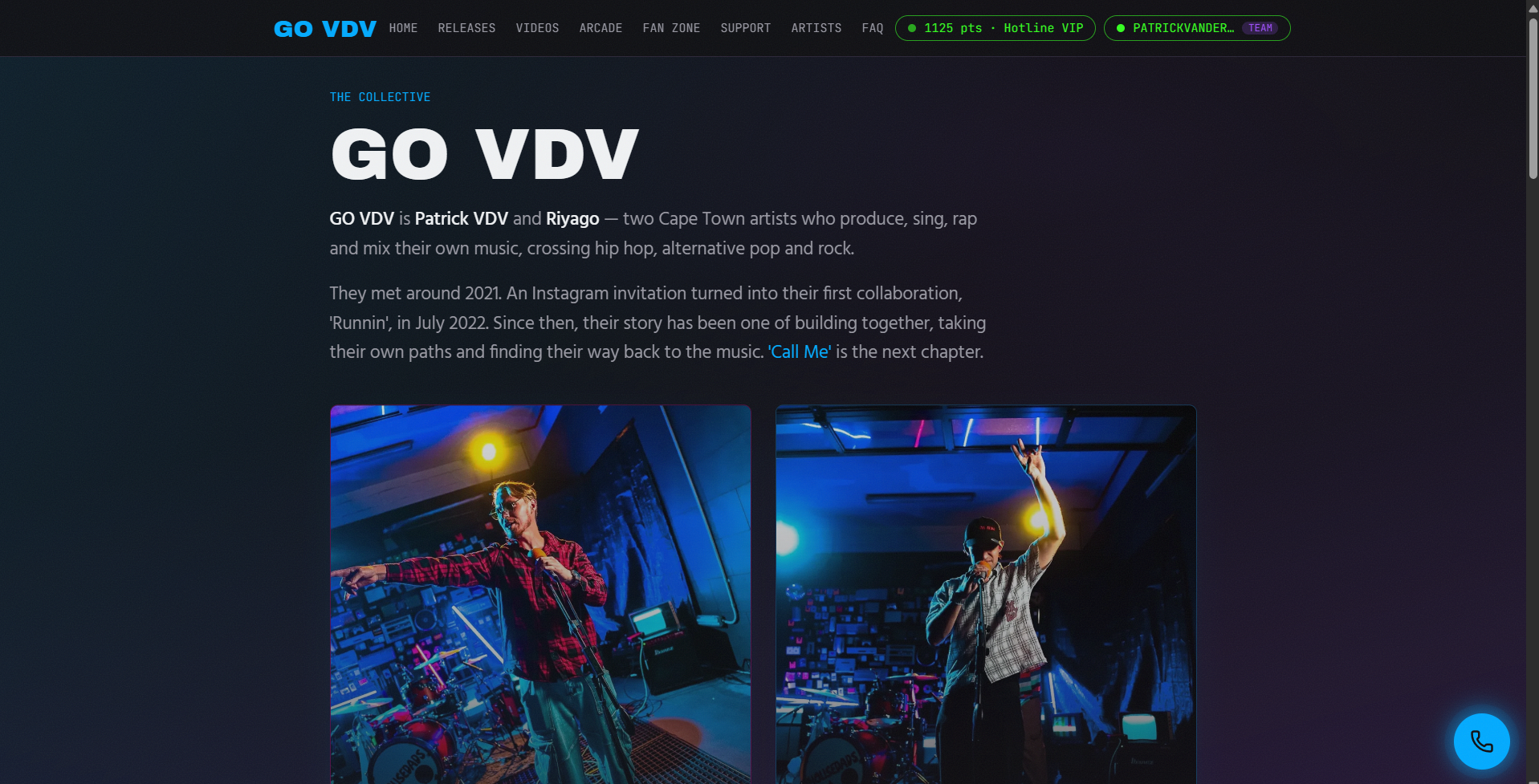 GO VDV — The collective — story and live photography